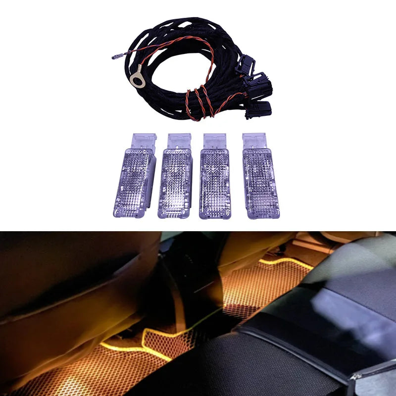 1Set OEM Original Footwell Light For  Golf 6 Jetta MK5 MK6 Tiguan Passat B6 7L0 947 415 5ND 947 415 7L0947415 5ND947415