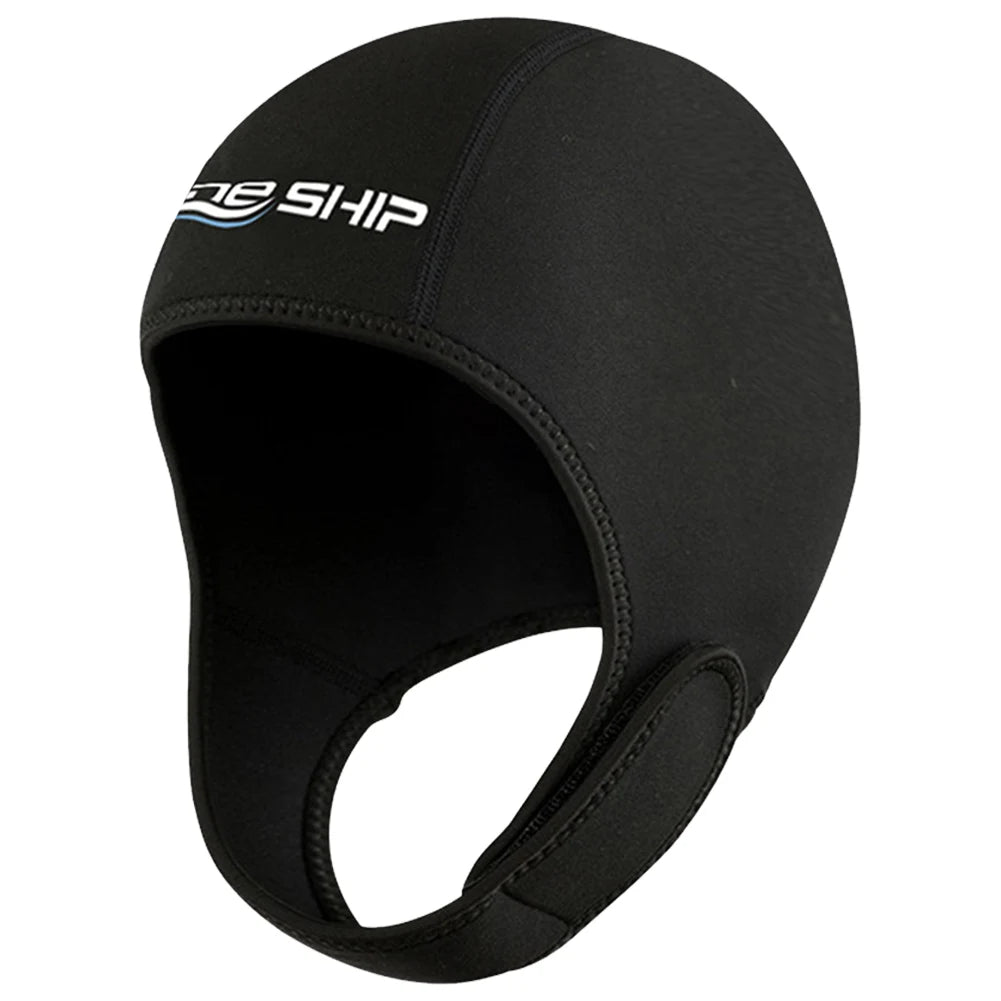 2mm Neoprene Dive Hood Wetsuit Hood Quick Dry Thermal Hood Stretchable Surfing Head Cover for Boating Kayaking Canoeing