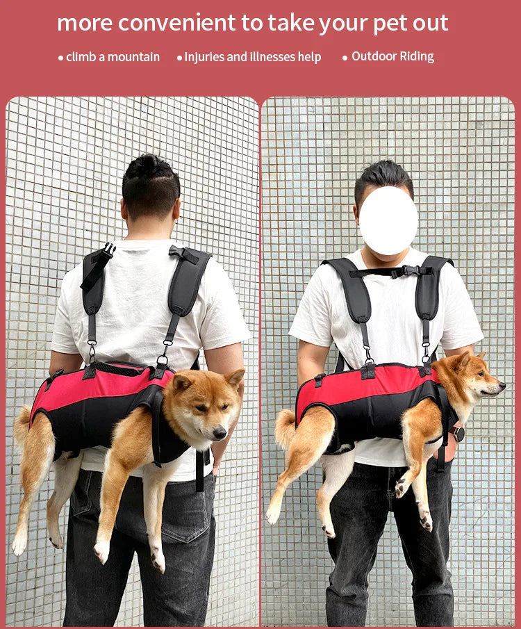 Pet Supplies Backpacking When Going Out Dog Backpack Side Hugging Cat Backpack Outdoor Breathable Convenient Carry Bag