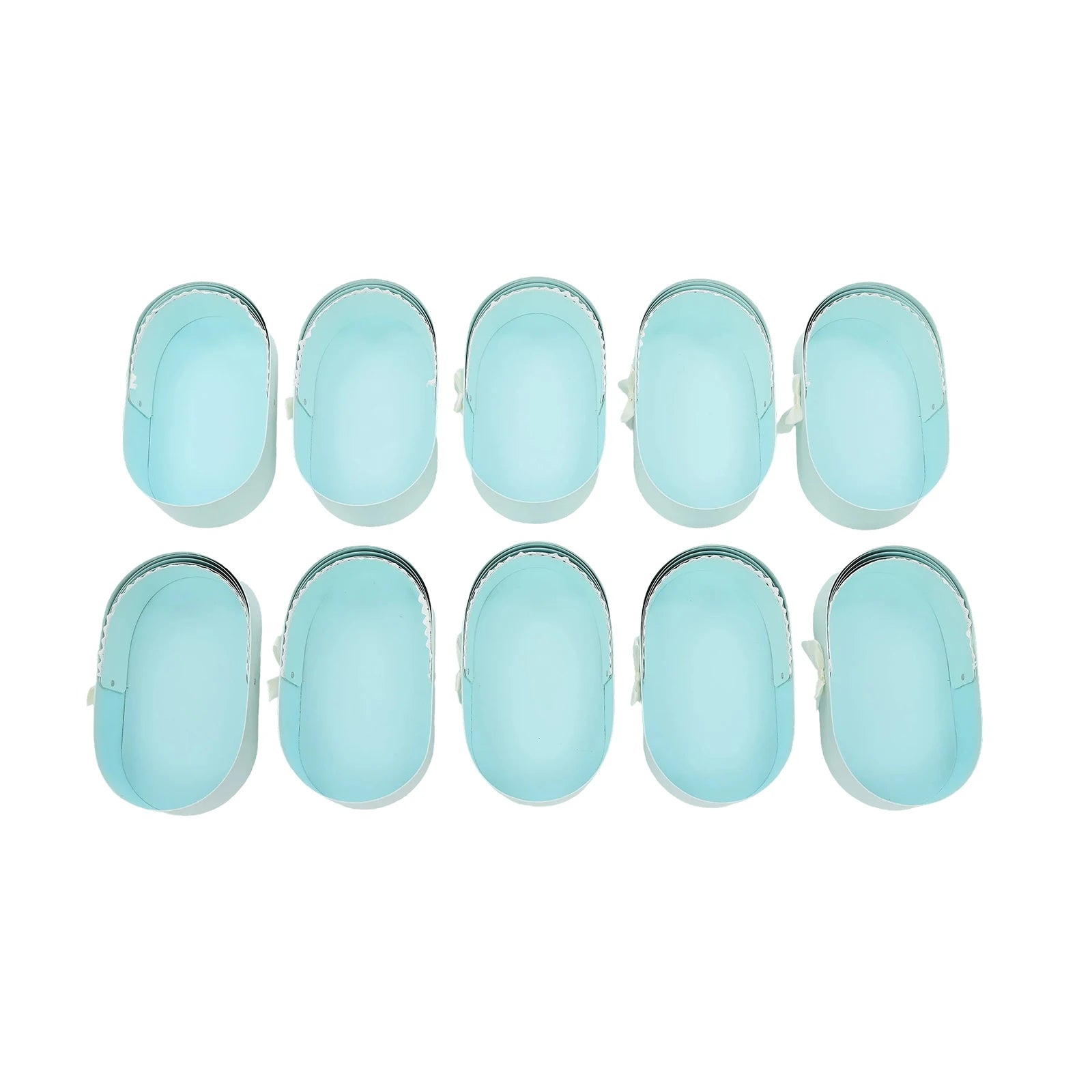 10pcs Cradle-Shaped Companion Gift Box for Baby Shower Crib Sweet Flower Bouquet Packing Basket Wedding Supply #S 33.5x17.5x8cm