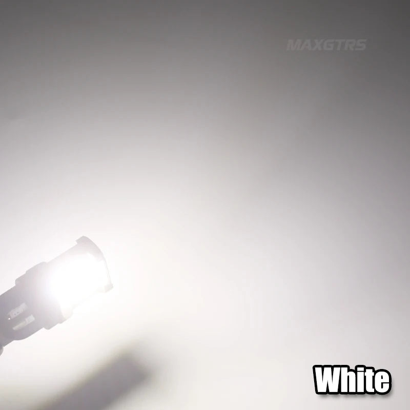 2x W5W 3080 SMD Car T10 LED 194 168 Wedge Replacement Reverse Instrument Panel Lamp White Blue Bulbs For Clearance Lights