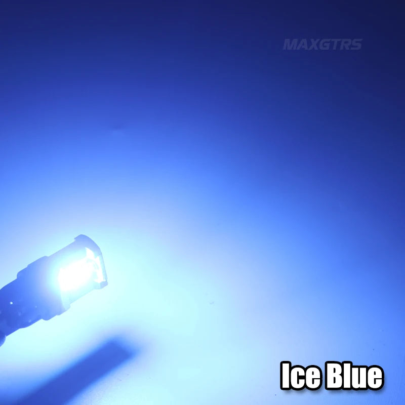 2x W5W 3080 SMD Car T10 LED 194 168 Wedge Replacement Reverse Instrument Panel Lamp White Blue Bulbs For Clearance Lights