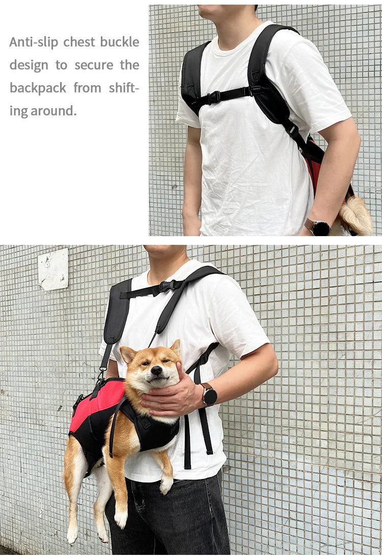 Pet Supplies Backpacking When Going Out Dog Backpack Side Hugging Cat Backpack Outdoor Breathable Convenient Carry Bag