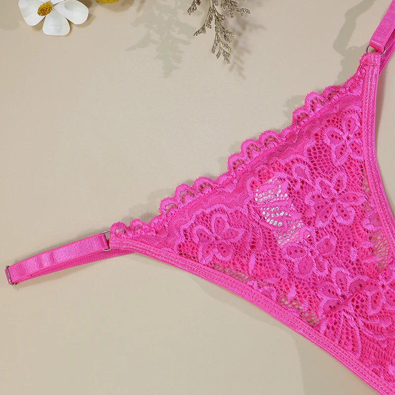 1pcs  Woman Thongs Panties Female Breathable Panty Hollow Panties Sexy Lace Underpants Panty Underwear For Women